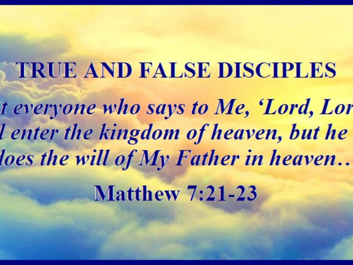 LIVE ACCORDING TO YOUR TESTIMONY